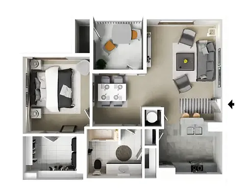 Floor plan 1/1