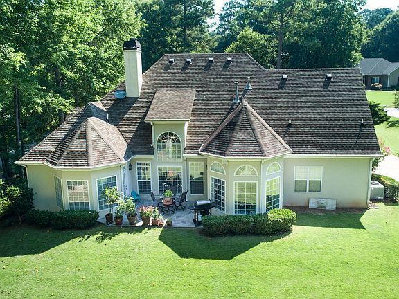 Backyard in Wooded Area
