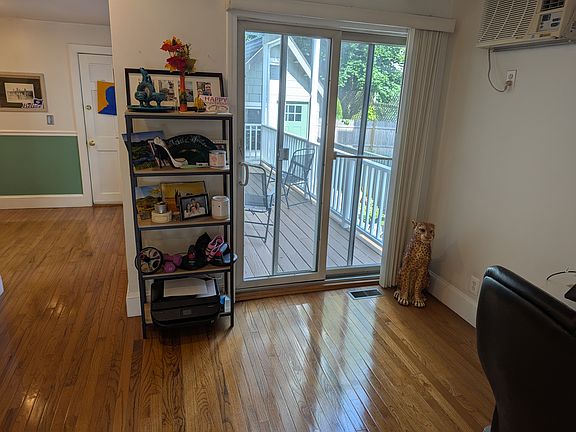 Sliding door to deck