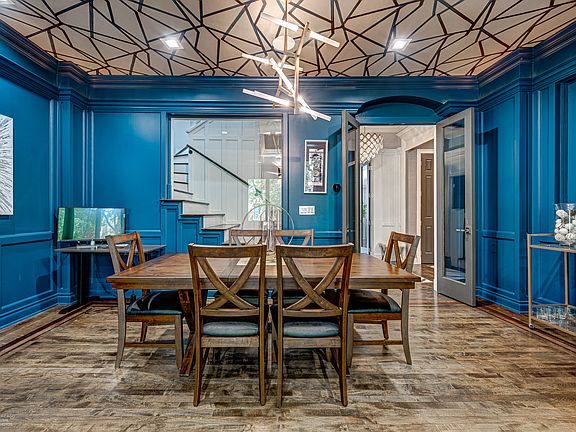 Formal dining area