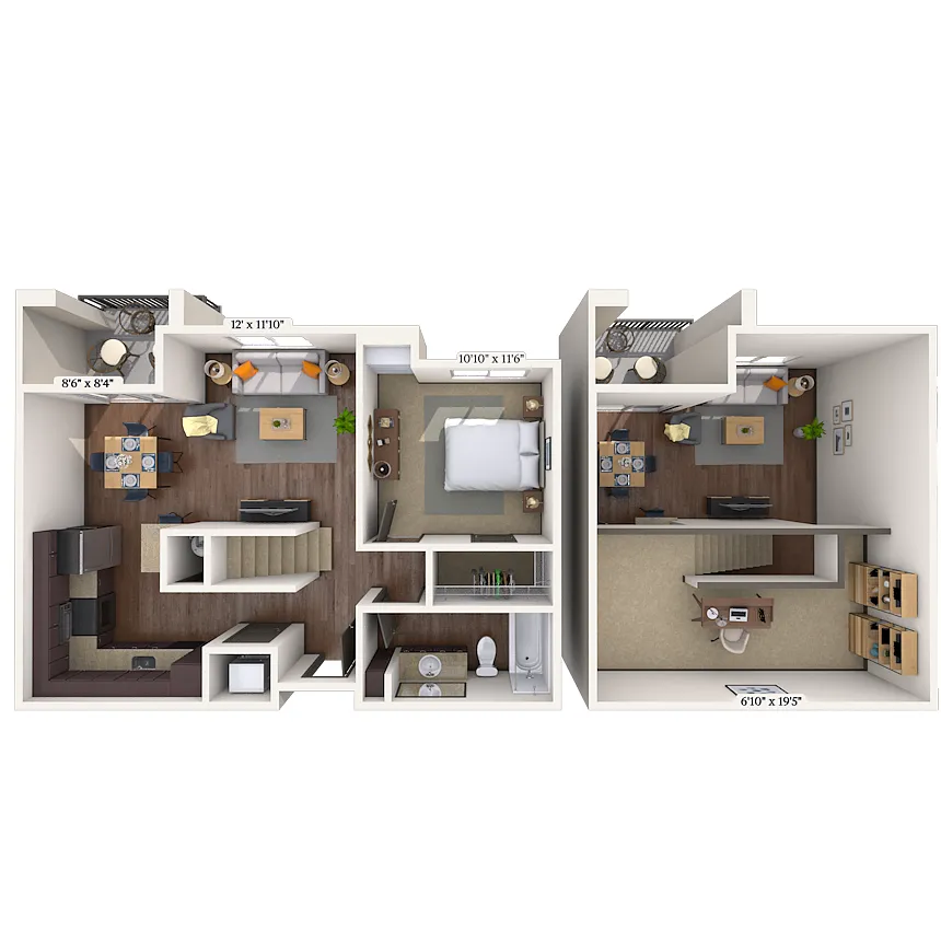 Floor plan The Monet