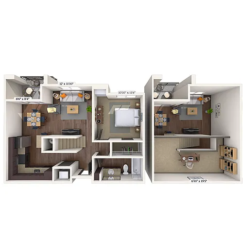 Floor plan The Monet