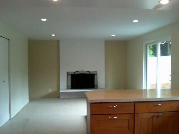 Family room next to kitchen and access to backyard