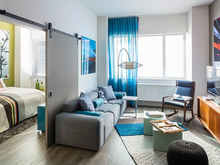 Living Room and Bedroom