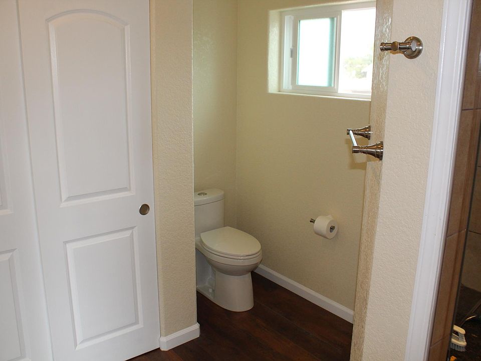 Master bathroom with closet