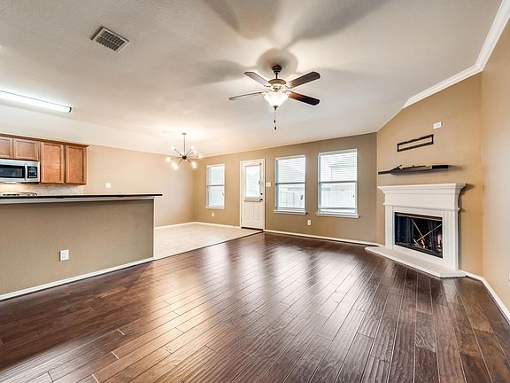 Open floor plan living area