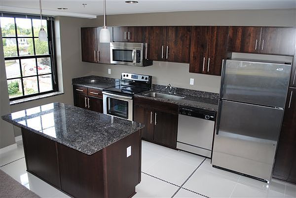The Durant kitchen with stainless