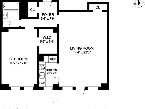 2nd image of 470 W 24th St APT 5A