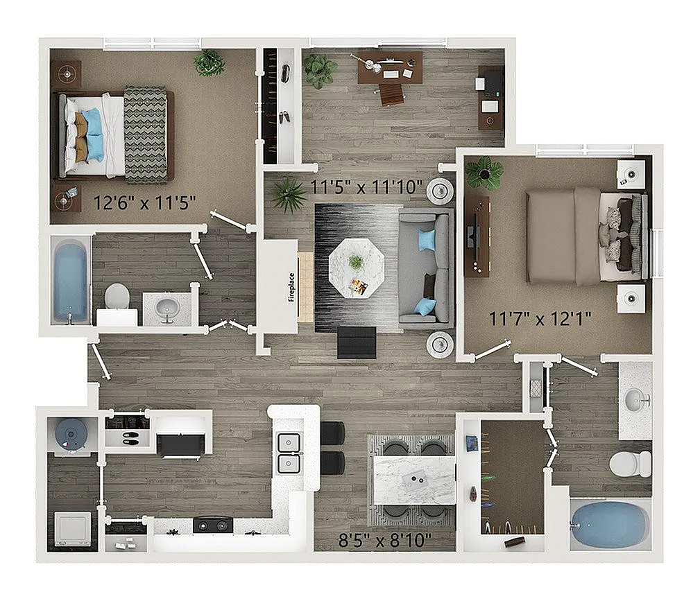 Floor plan B1S