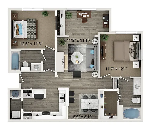 Floor plan B1S