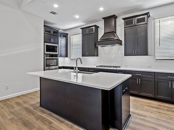 Striking open kitchen