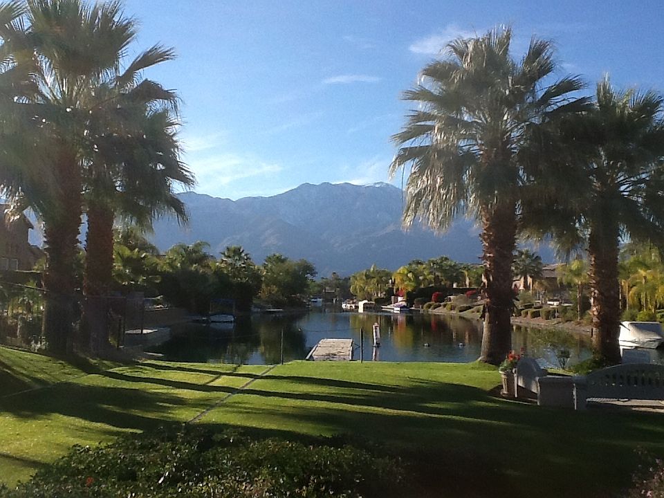 Private lake for boating