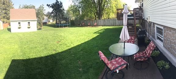 Backyard- Lower Patio area