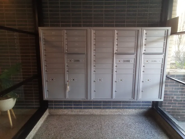 Mail Room at Entry of Building