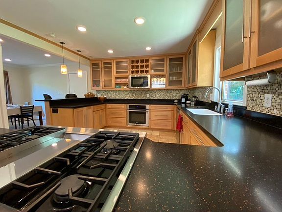 Large, designer kitchen