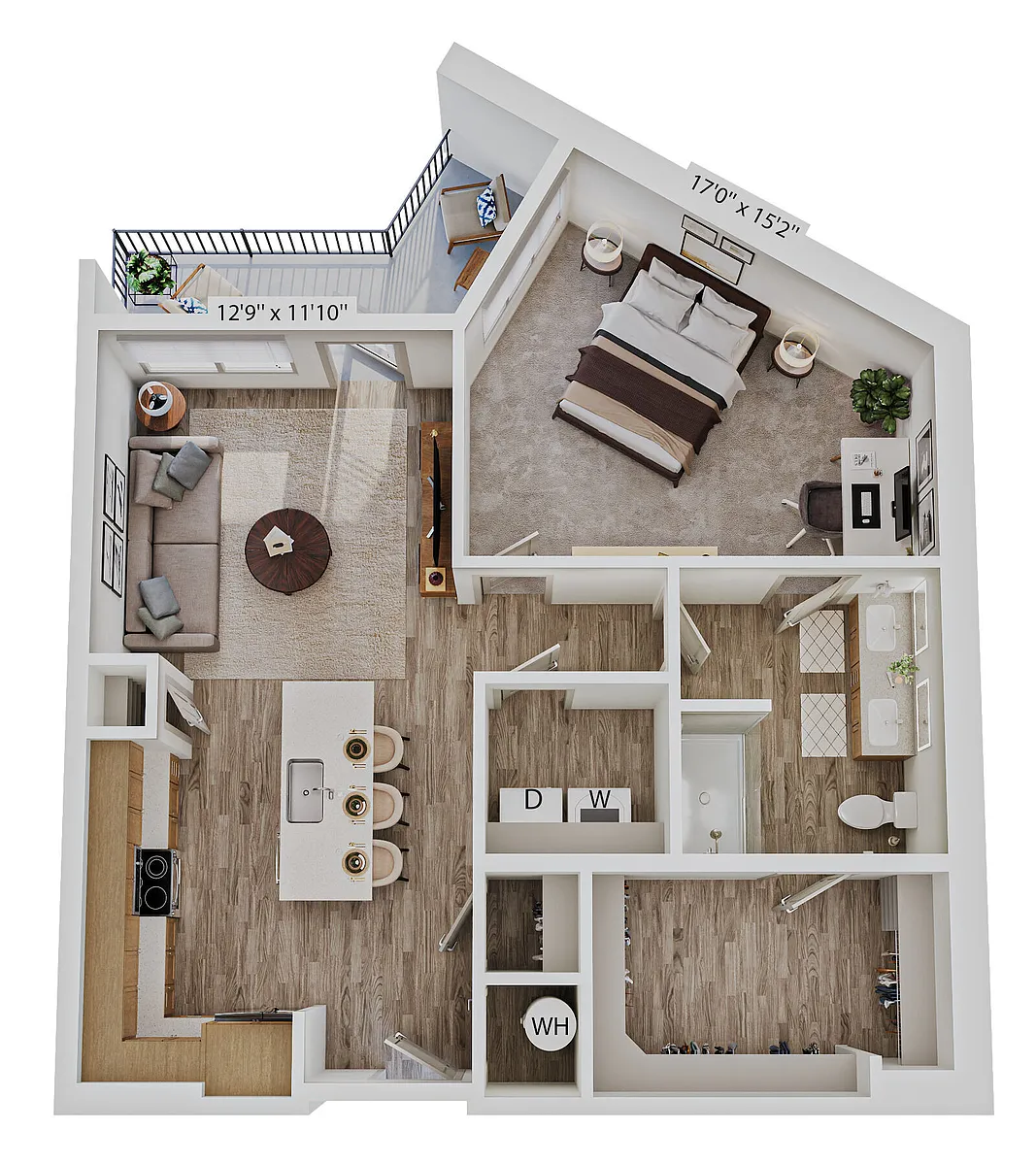 Floor plan A16