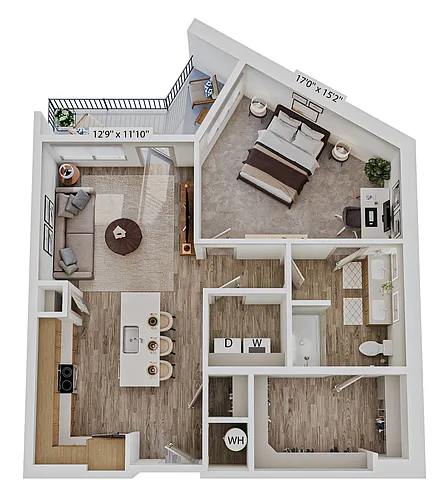 Floor plan A16