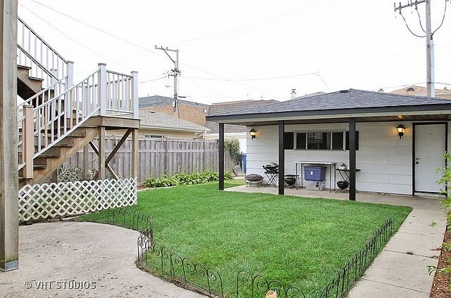 6802 Highland Fenced Yard