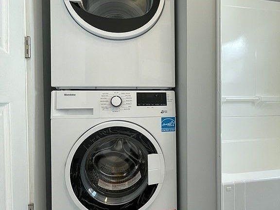 Brand new in-unit laundry