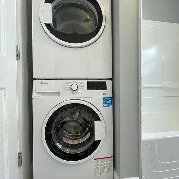 Brand new in-unit laundry