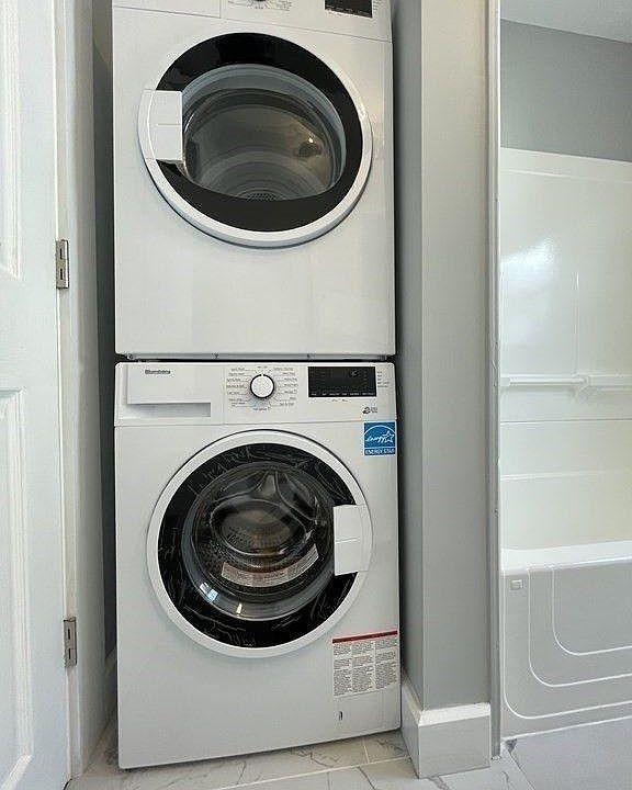 Brand new in-unit laundry