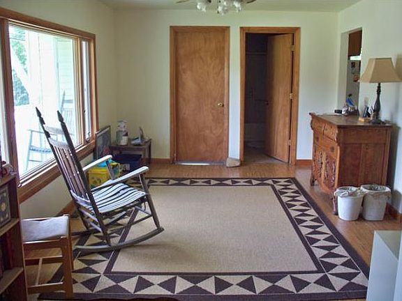 Dining room looking north.