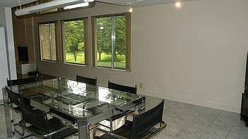 Dining area with a view of the side/back yard.