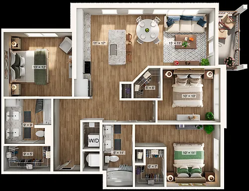 Floor plan C1