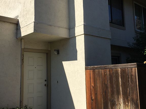 Rear of unit along common area