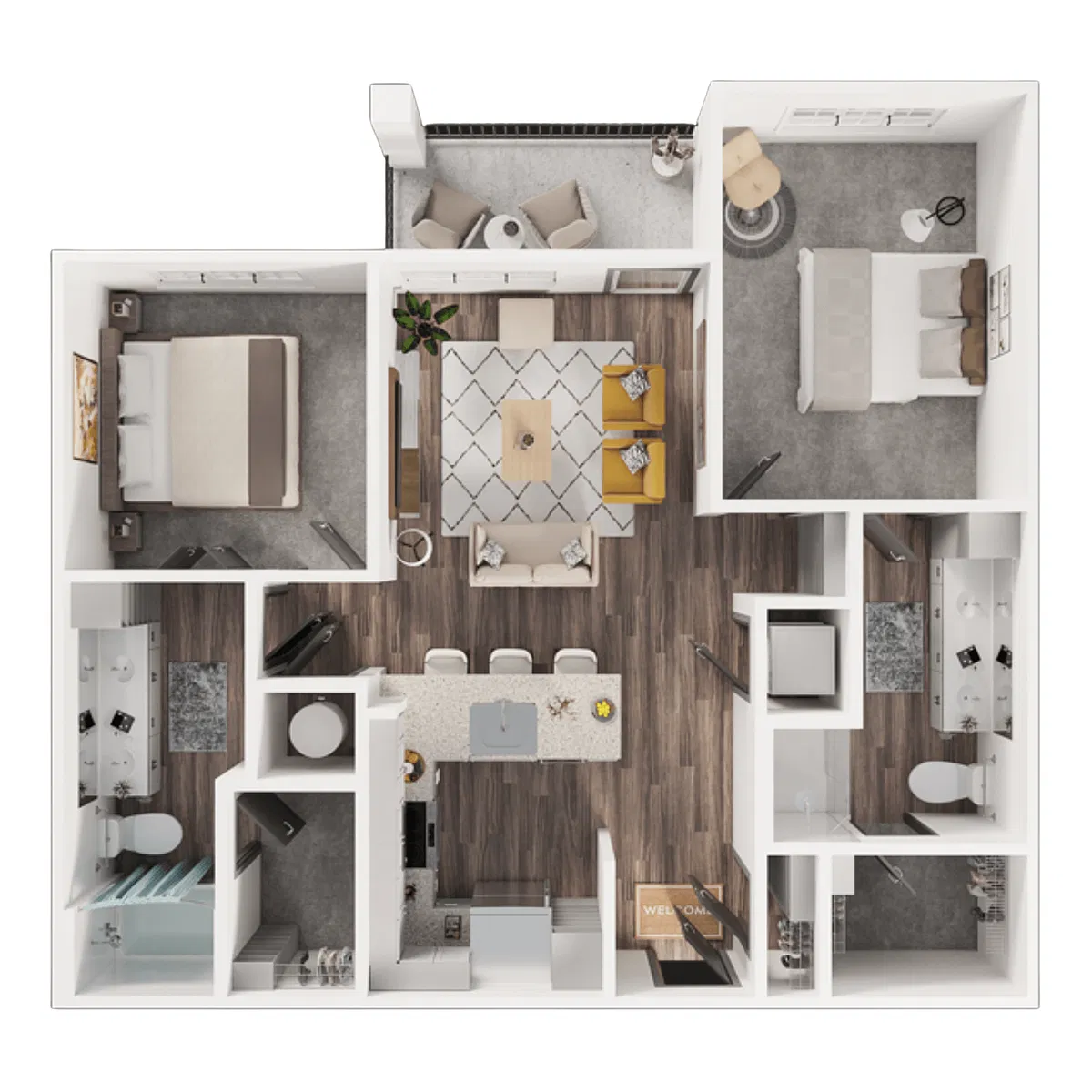 Floor plan B0