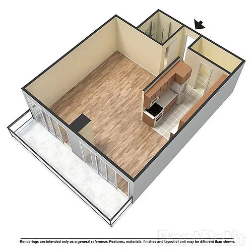 Floor plan Studio