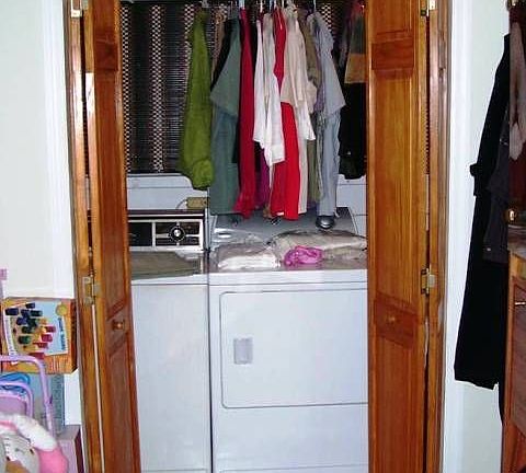 Laundry closet