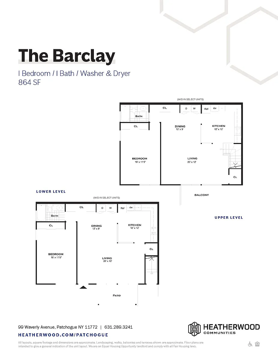 Floor plan The Barclay