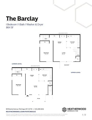 Floor plan The Barclay