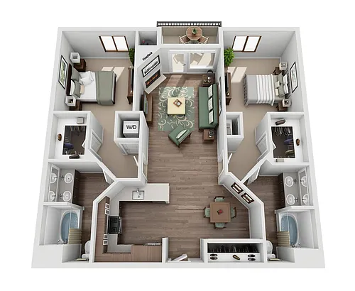 Floor plan Model C