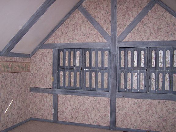 Shutters in master suite