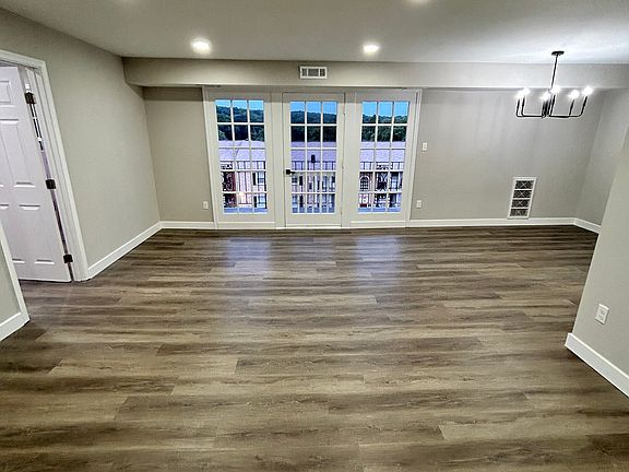 Living room view of balcony.