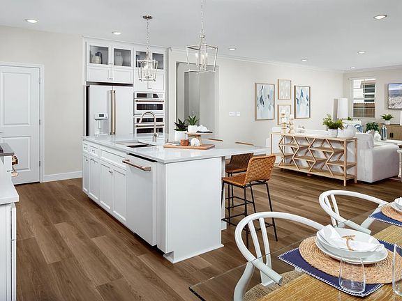 Kitchen overlooking great room