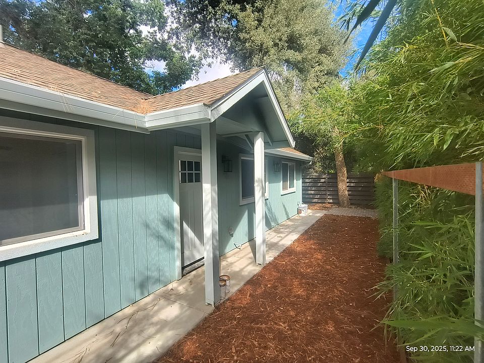 Front with your private patio at the far end.