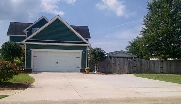 Extra wide driveway