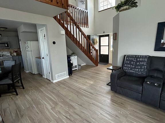 Living room looking into foyer.
