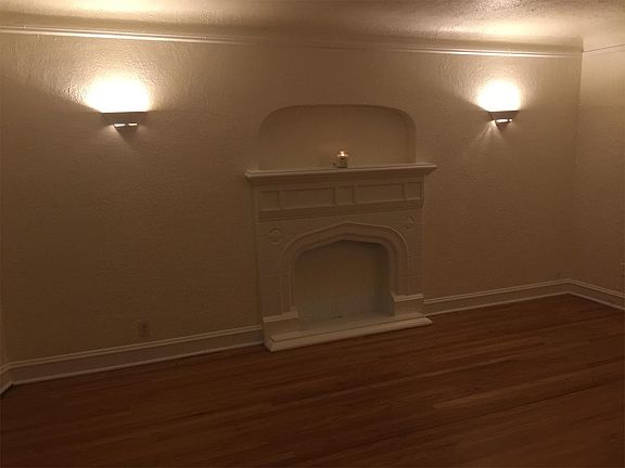 Living Room Fire place view with lights dimmed