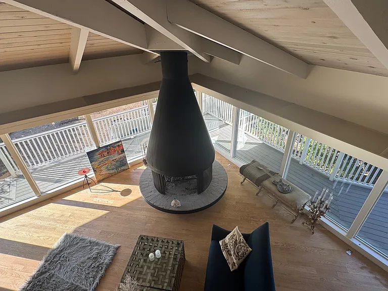 Family room view from loft