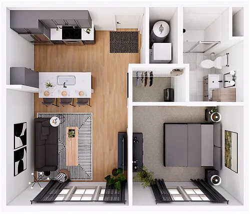 Floor plan The Sage-1C