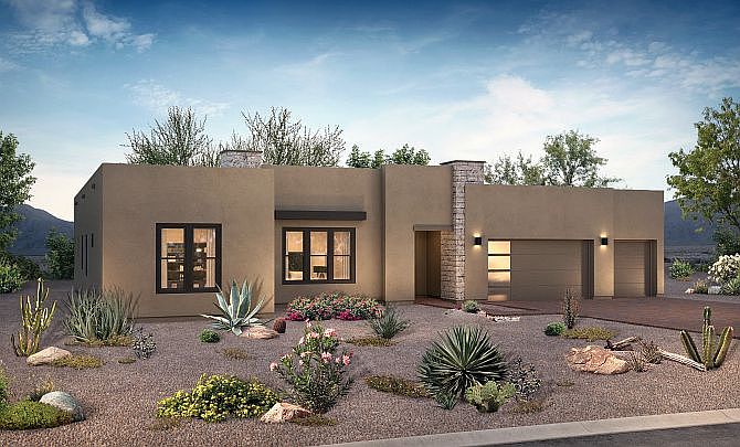 Desert Contemporary Elevation B