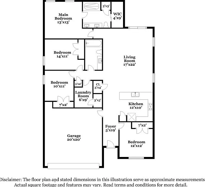 4 bed, 2.0 bath, 1661 sqft, $1,930 — Photo 2