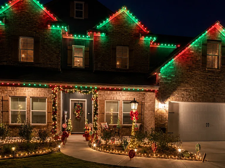 Download the Trimlight app to your phone and customize lights to your desire. Programmable modes.