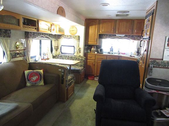 Living room and kitchen
