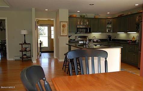view of kitchen from eat-in dining area