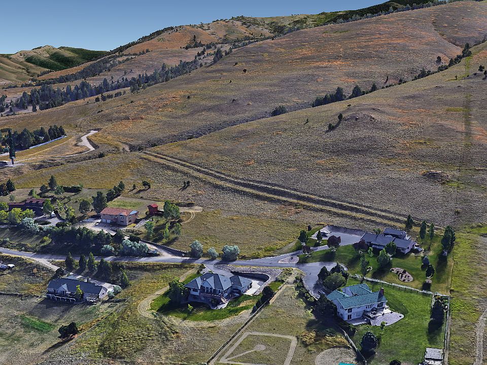 Aerial view of lot